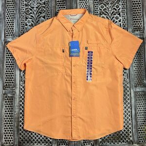 The American Outdoorsman NWT Mens 2XL Fishing Shirt Moisture-Wicking 40 UPF